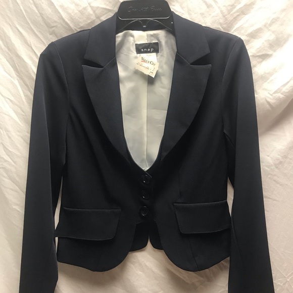 cropped suit jacket